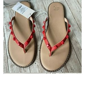 NWT A.NEW DAY CORAL SLOAN SANDALS